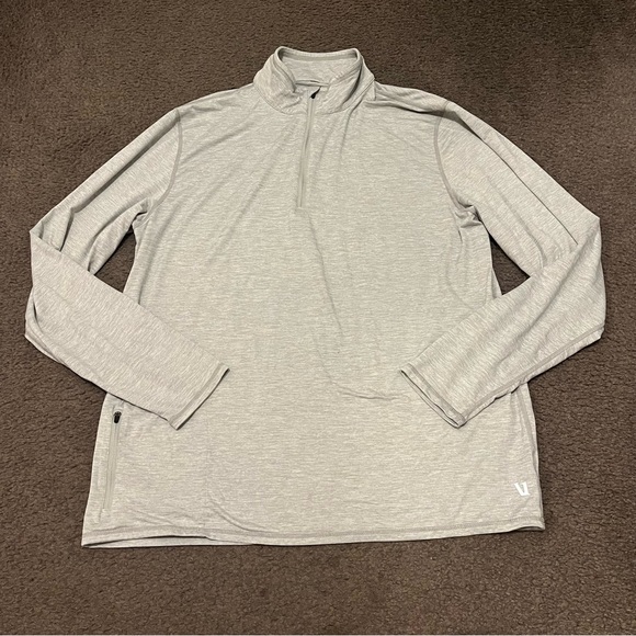 Vuori Ponto Half Zip Mock Neck Sweatshirt - Picture 3 of 6